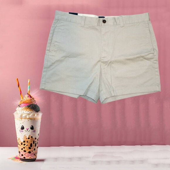 NEW J.CREW Factory Women's 5" Inseam Shorts Size 36 Re-Imagined Chino Style Grey - Picture 1 of 10